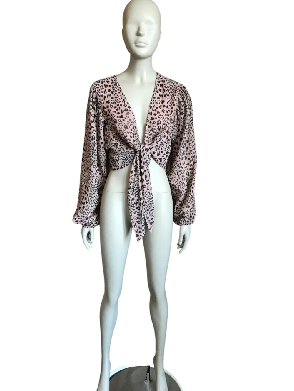 NWT Showpo Cheetah Print What More Can I Say Top